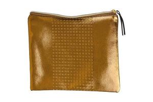 2726 Golden purse isolated on a transparent background photo