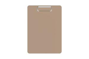 3163 Beige clip board isolated on a transparent background photo