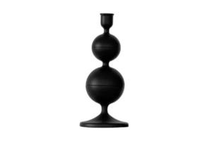 3465 Black vase isolated on a transparent background photo