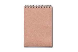 251 Pink notebook isolated on a transparent background photo