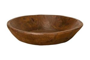 155 Wooden bowl isolated on a transparent background photo