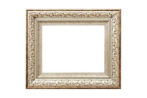 231 Beige picture frame isolated on a transparent background photo