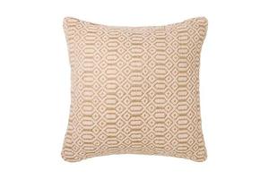 64 Beige cushion isolated on a transparent background photo