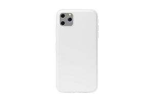 766 White phone case isolated on a transparent background photo