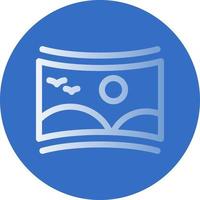 Panoramic Vector Icon Design