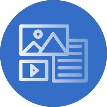 diseño de icono de vector de datos no estructurados