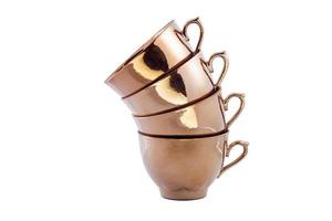 1612 Bronze cups isolated on a transparent background photo