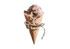 2045 Ice cream cone isolated on a transparent background photo