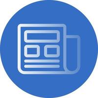 Newspaper Vector Icon Design