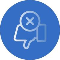 Dislike Vector Icon Design