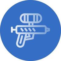 Water Gun Vector Icon Design