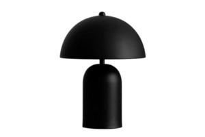 1850 Black table lamp isolated on a transparent background photo