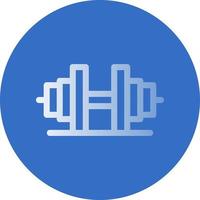 Barbells Vector Icon Design