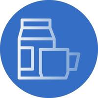 Coffee Milk Vector Icon Design