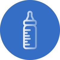 Milk Bottle Vector Icon Design