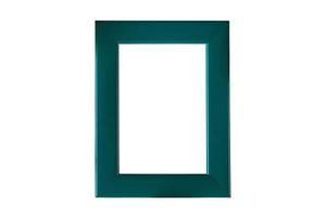 1741 Green frame mockup isolated on a transparent background photo