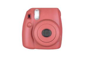 1489 Pink camera isolated on a transparent background photo