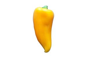 3534 Yellow paprika isolated on a transparent background photo