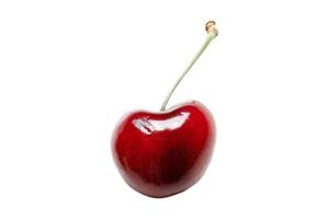 3540 Red cherry isolated on a transparent background photo