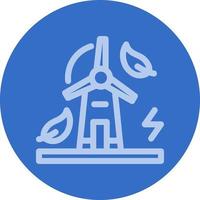 Windmill Vector Icon Design