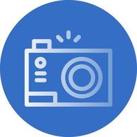 Compact Camera Vector Icon Design