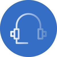 diseño de icono de vector de auriculares