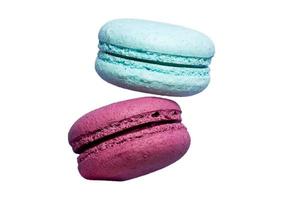 2581 Macarons dessert isolated on a transparent background photo