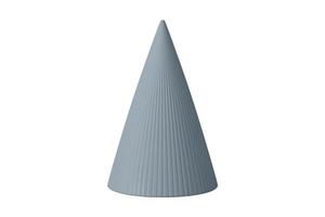 1240 Blue cone isolated on a transparent background photo