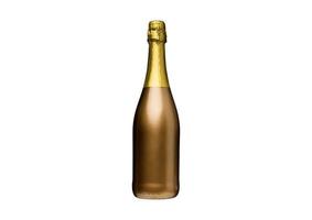 2555 Champagne bottle isolated on a transparent background photo