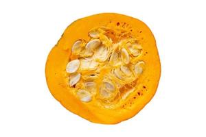 3567 Half pumpkin isolated on a transparent background photo