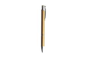 4838 Golden ballpoint pen isolated on a transparent background photo