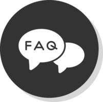 FAQ Vector Icon Design