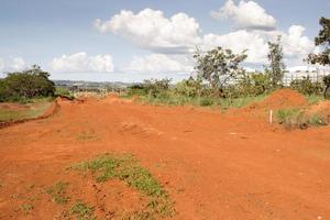 Brasilia, DF, Brazil, February 15, 2023 New Road Construction in the Northwest section of Brasilia photo