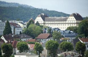 Melk histórico antiguo pueblo edificios foto