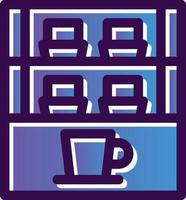 diseño de icono de vector de escaparate de café