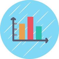 Column Chart Vector Icon Design