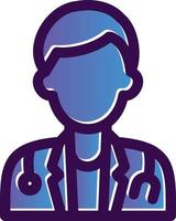 Male Doctor Vector Icon Design