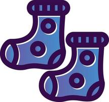 Baby Socks Vector Icon Design