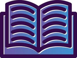 Open Book Vector Icon Design