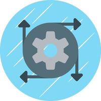 Data Transformation Vector Icon Design
