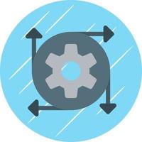 Data Transformation Vector Icon Design