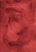 Watercolor old elegant red background texture. Vintage watercolour deep maroon backdrop. Brush strokes on paper. photo