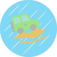 Desert Safari Vector Icon Design