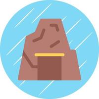 Desert Cave Vector Icon Design