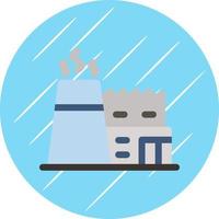 Factory Chimneys Vector Icon Design