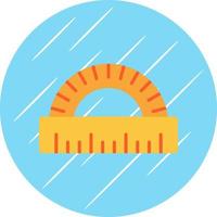 Protractor Vector Icon Design