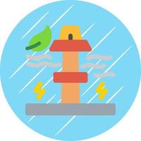 Wave Power Vector Icon Design