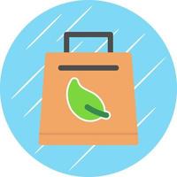 diseño de icono de vector de bolsa ecológica