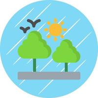 diseño de icono de vector de bosque