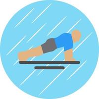 diseño de icono de vector de flexiones